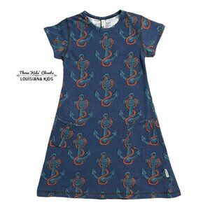 Maxomorra Sz 110/116 (5-6Y) Anchor Dress